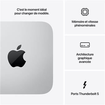 MAC STUDIO M3 ULTRA- 28 CPU, 60 GPU, 96GB, 1TB | Soldes fnac