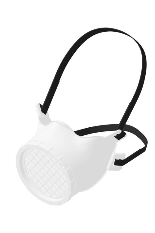 Masque barrière alternatif Ouvry Ocov avec 5 filtres barrière alternatifs Blanc