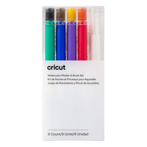 Kit de 9 marqueurs pour machines de découpe Cricut Explore et Maker