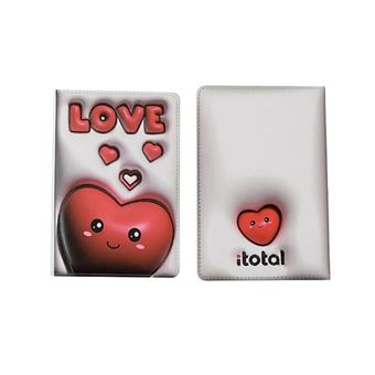 Notebook Itotal 3D A5 Cœurs Hearts