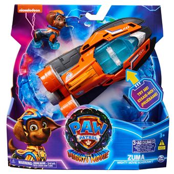 Voiture avec figurine Paw Patrol La Pat Patrouille Zuma The Mighty Movie