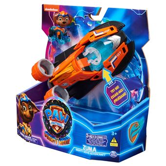 Voiture avec figurine Paw Patrol La Pat Patrouille Zuma The Mighty Movie