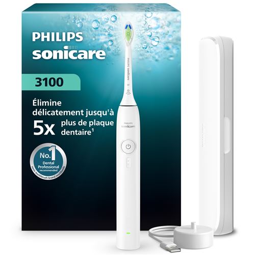Brosse à Dents Électrique Philips Sonicare Series 3000 Blanc Hx4033/21