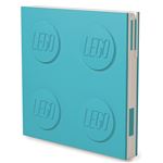 Carnet avec verrou LEGO® avec stylo à encre gel Bleu clair