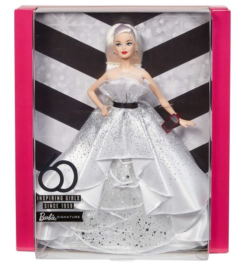 Poupée Barbie Collector Blonde 60ème anniversaire - Poupée
