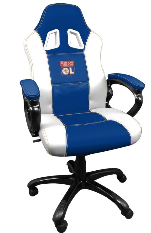 Fauteuil Gaming Subsonic Olympique Lyonnais Bleu et Blanc