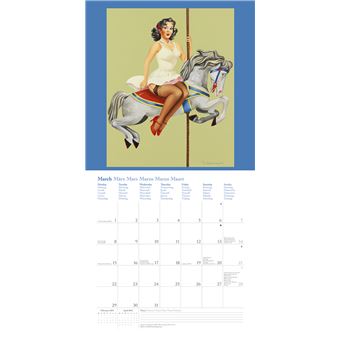 Calendrier TeNeues Pin Ups 2021 30 x 30 cm