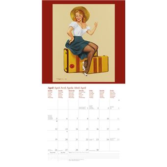 Calendrier TeNeues Pin Ups 2021 30 x 30 cm
