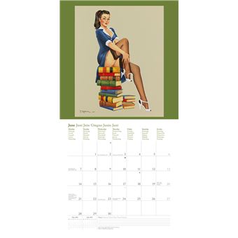Calendrier TeNeues Pin Ups 2021 30 x 30 cm