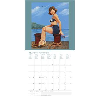 Calendrier TeNeues Pin Ups 2021 30 x 30 cm