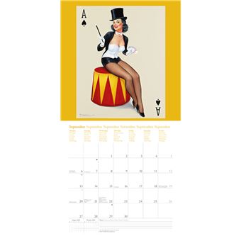 Calendrier TeNeues Pin Ups 2021 30 x 30 cm
