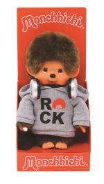 Peluche Monchhichi Rock 20 cm