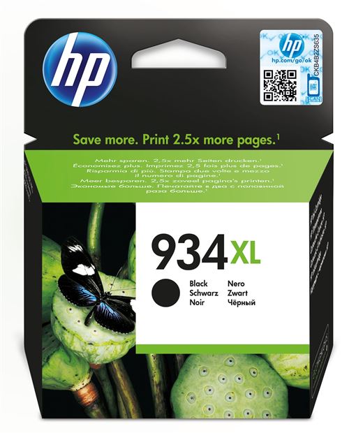 Cartouche d'encre HP 934XL Noir