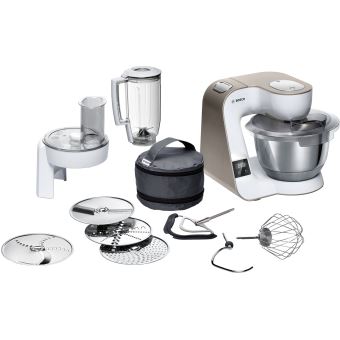 Robot pâtissier Bosch MUM5XW20 1000 W Blanc et Gris Achat Robot pâtissier Bosch CreationLine MUM58243 1000 W Blanc