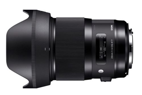 Objectif hybride Sigma 28mm f/1.4 DG HSM Art noir pour Monture L