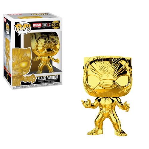 Figurine Funko Pop Ms 10 Black Panther Chrome