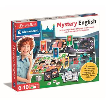 Jeu découverte Clementoni Mystery English