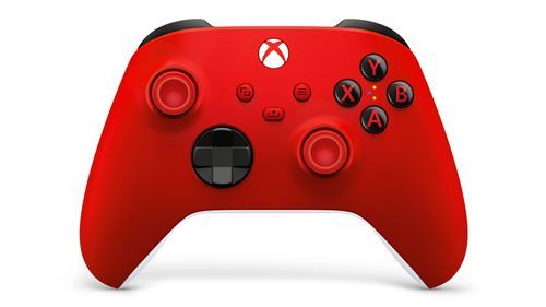 Manette sans fil Microsoft Pulse Red pour Xbox et PC