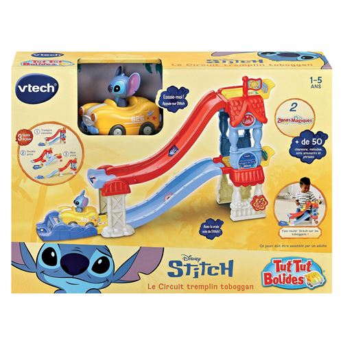 VTECH TUT TUT BOLIDES STITCH CIRCUIT TREMPLIN TOBOGGAN - vue 4