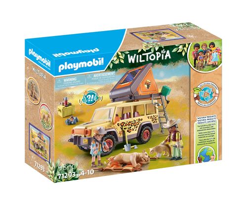 Playmobil Wiltopia 71293 Explorateurs avec Véhicule Tout Terrain