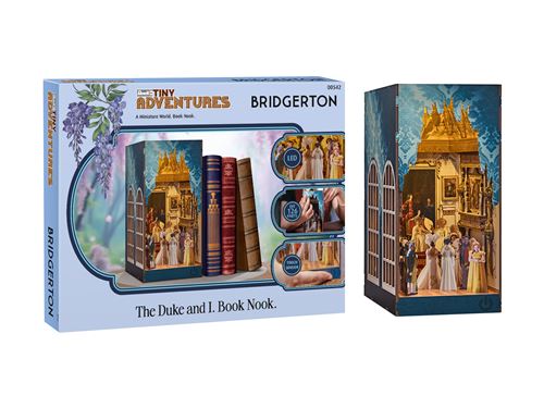 Book Nook Kit DIY à construire Maquette 3D Serre Livre REVELL Tiny Adventures Bridgerton Le Duc et moi LED - vue 2