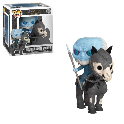 Figurine Funko Pop Rides Game of Throne Saison 10 Marcheur Blanc sur un cheval