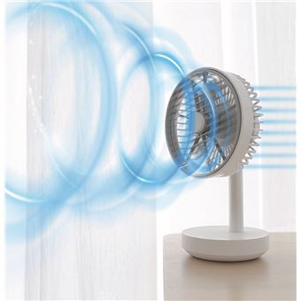 Ventilateur de table Stylies Lyra ST20004 rechargeable Blanc