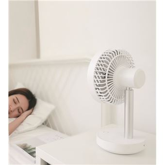 Ventilateur de table Stylies Lyra ST20004 rechargeable Blanc
