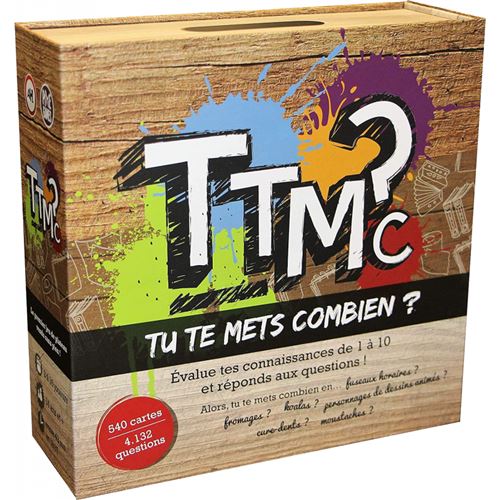 Jeu de Société Cartamundi PIX161 – Tu Te Mets Combien ? Évaluation de Connaissances - vue 2