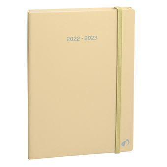 Agenda scolaire Quo Vadis 2022 2023 Plan Not élastique Pastel Jaune