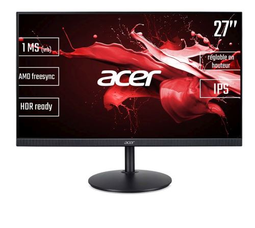 Acer CB272 - LED-monitor - 27 - 1920 x 1080 Full HD (1080p) - 250 cd/m² - 1 ms - HDMI, VGA, DisplayPort - luidsprekers - zwart