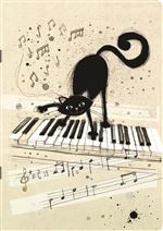 Cahier A5 Kiub Bug Art Chat Piano