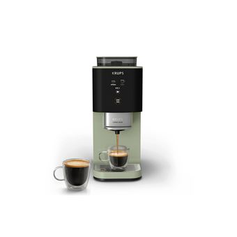 Krups Espressomaschine mit Mahlwerk Coffee Crush SA401LCH 15 Bar Hellgrün