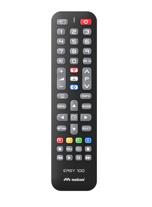 Télécommande de remplacement Meliconi EASY 100 pour TV Samsung