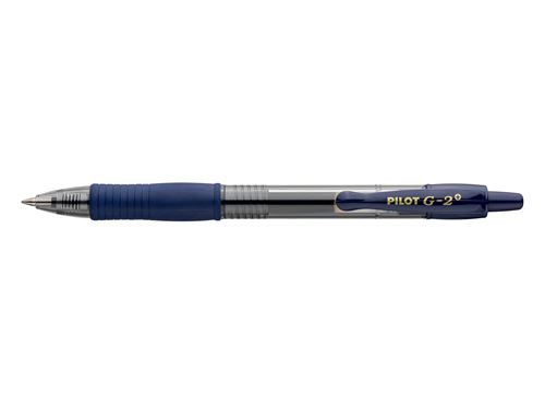 Pilot G2+ Stylo roller encre gel rétractable pointe moyenne 0,7 mm Bleu - vue 3