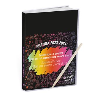Agenda scolaire Quo Vadis 2023 2024 Eurotextagenda 1 jour par page