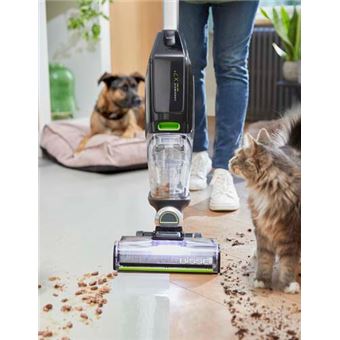 Aspirateur balai Bissell CrossWave X7 Plus Cordless Pet Pro B3400N 25 V Noir et Argent