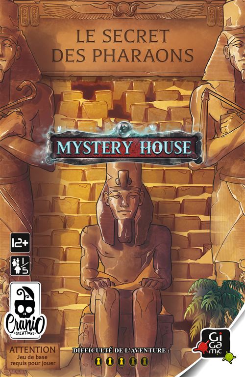 Jeu d'enquête Gigamic Mystery House 5 Le secret des pharaons