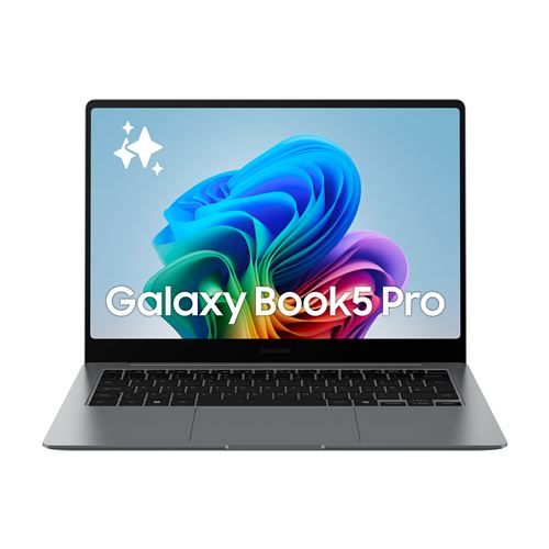 Galaxy Book 5 Pro 14 AMOLED WQXGA 120 Hz Ecran tactile Copilot+ PC Intel Core Ultra AI 5 RAM SSD - vue 2