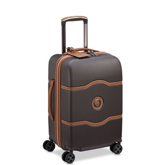 Valise Cabine Trolley Delsey Chatelet Air 2.0 4 roues 55 cm Chocolat