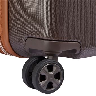 Valise Cabine Trolley Delsey Chatelet Air 2.0 4 roues 55 cm Chocolat