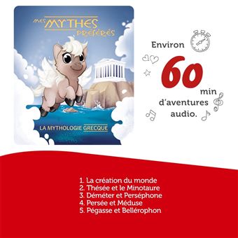 Figurine Tonies La mythologie grecque pour Conteuse Toniebox Collection Apprendre