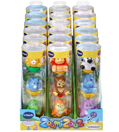 VTech - Zoomizooz - Coffret 6 animaux Jungle - Animaux à collectionner VTech - Zoomizooz - Coffret 6 animaux Jungle - Animaux à collectionner