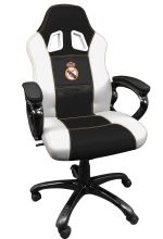 Fauteuil Gaming Subsonic Real Madrid Noir et Blanc