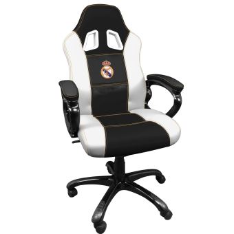 Fauteuil Gaming Subsonic Real Madrid Noir et Blanc