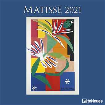 Calendrier TeNeues Matisse 2021 30 x 30 cm