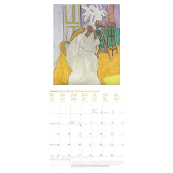 Calendrier TeNeues Matisse 2021 30 x 30 cm