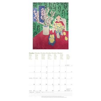 Calendrier TeNeues Matisse 2021 30 x 30 cm