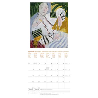 Calendrier TeNeues Matisse 2021 30 x 30 cm