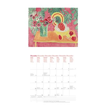 Calendrier TeNeues Matisse 2021 30 x 30 cm